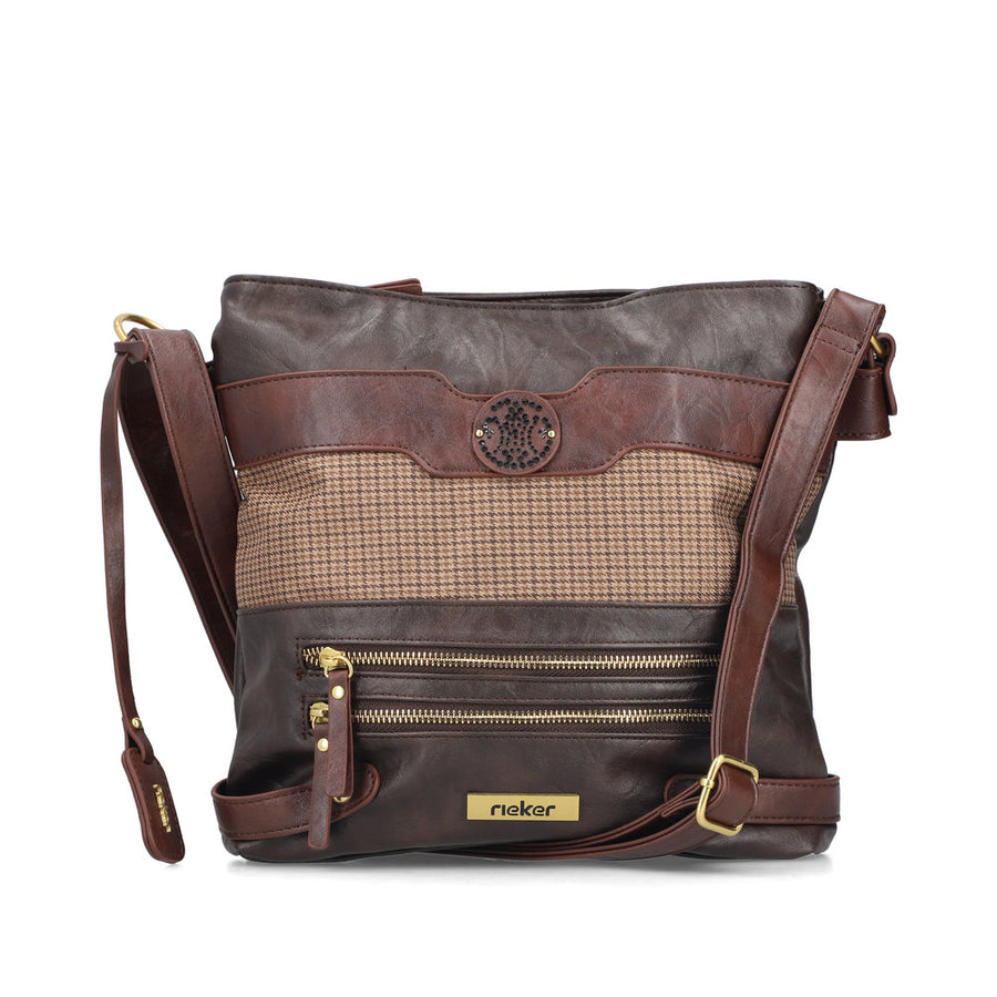 Rieker H1346-25 Crossbody Bag-Brown Multi