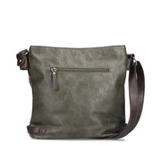 Rieker H1346-35 Crossbody Bag-Khaki/Brown