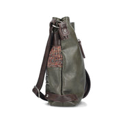 Rieker H1346-35 Crossbody Bag-Khaki/Brown
