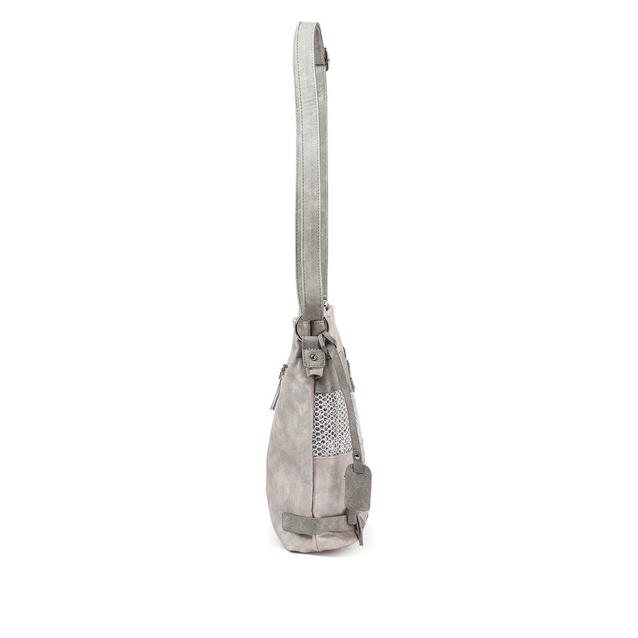 Rieker H1346-40 Crossbody Bag-Silver