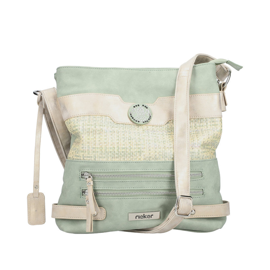 Rieker H1346 Bag-Mint/Beige