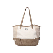 Rieker H1499 Bag-Ivory/Tan