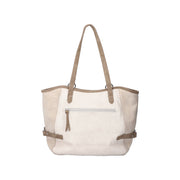 Rieker H1499 Bag-Ivory/Tan