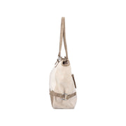 Rieker H1499 Bag-Ivory/Tan