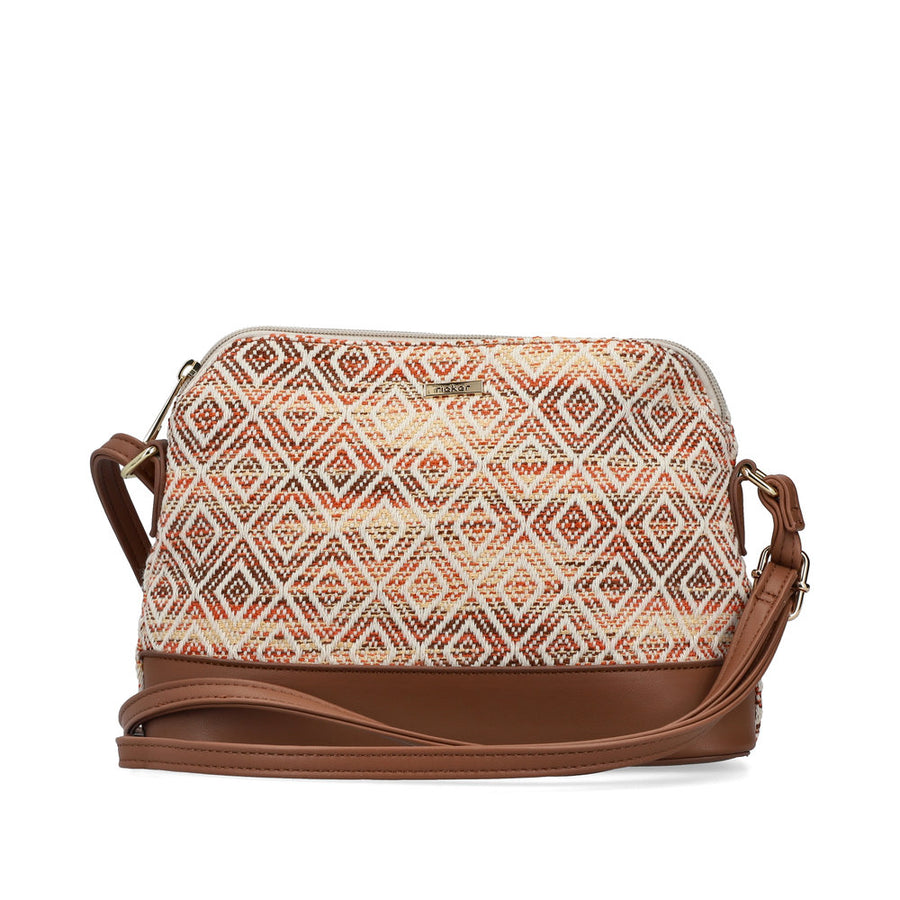 Rieker H1510-92 Handbag-Tan Multi