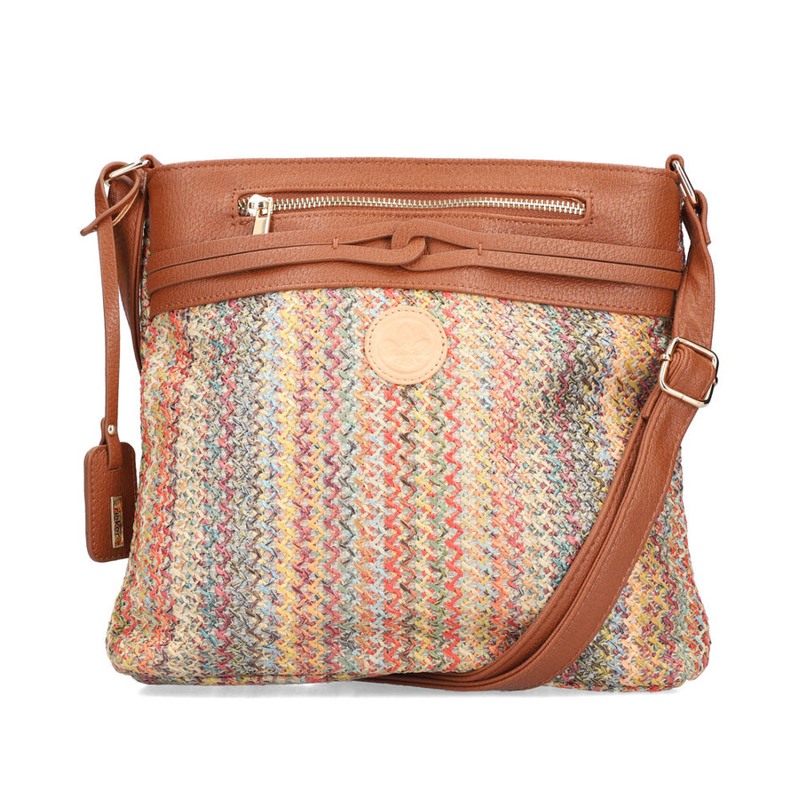 Rieker H1519-90 Handbag-Tan Multi