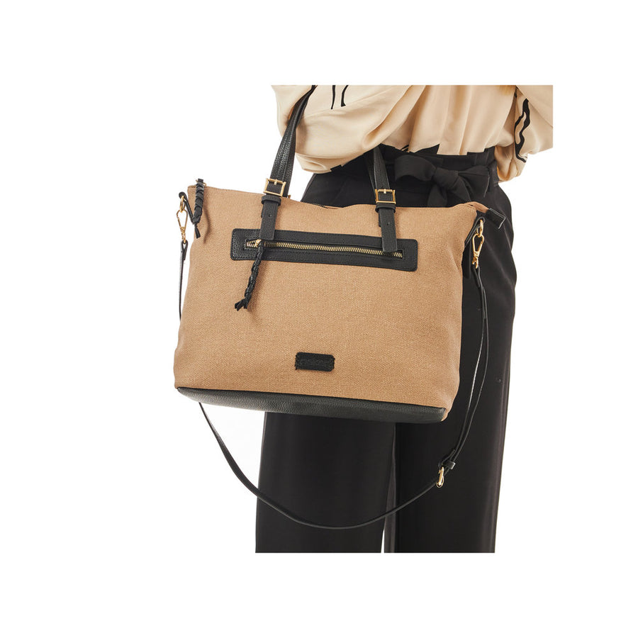 Rieker H1531 Bag-Beige/Black