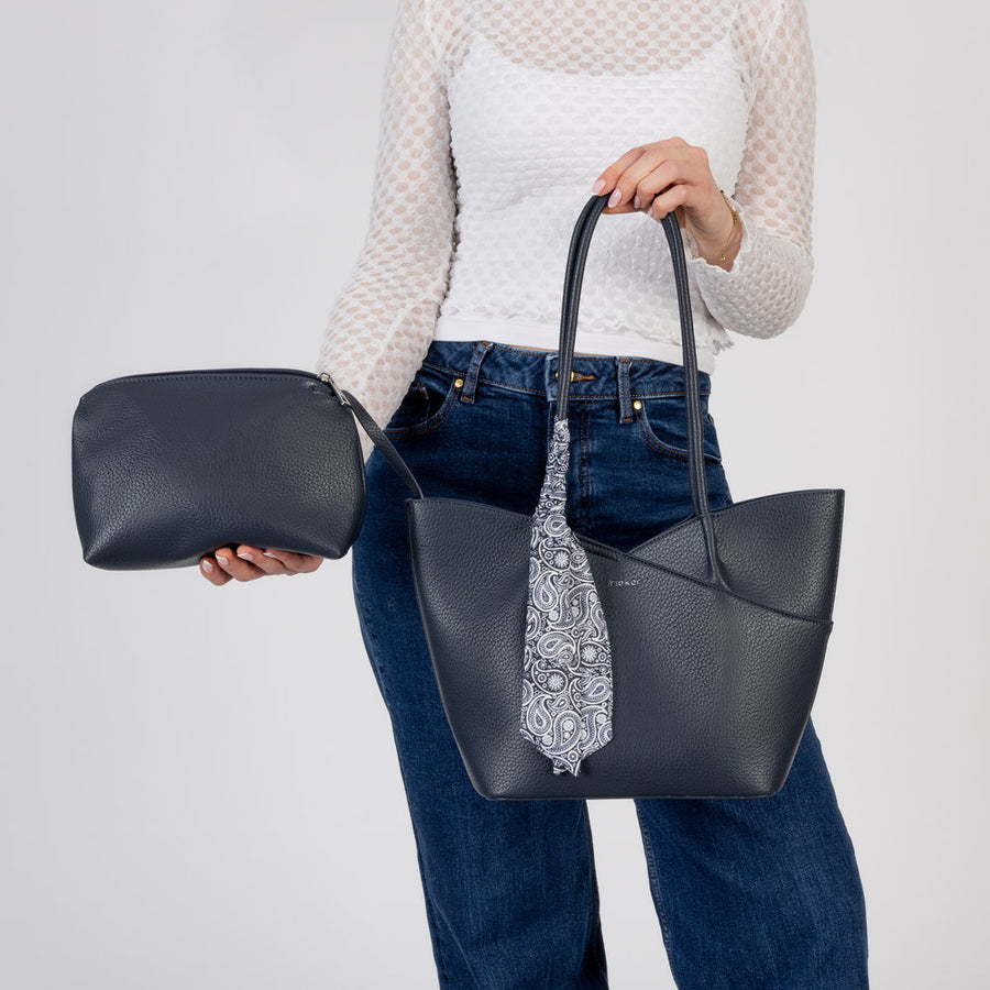 Rieker H1559-15 Handbag-Navy