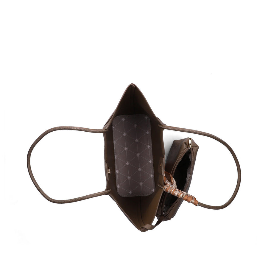 Rieker H1559-65 Handbag-Taupe