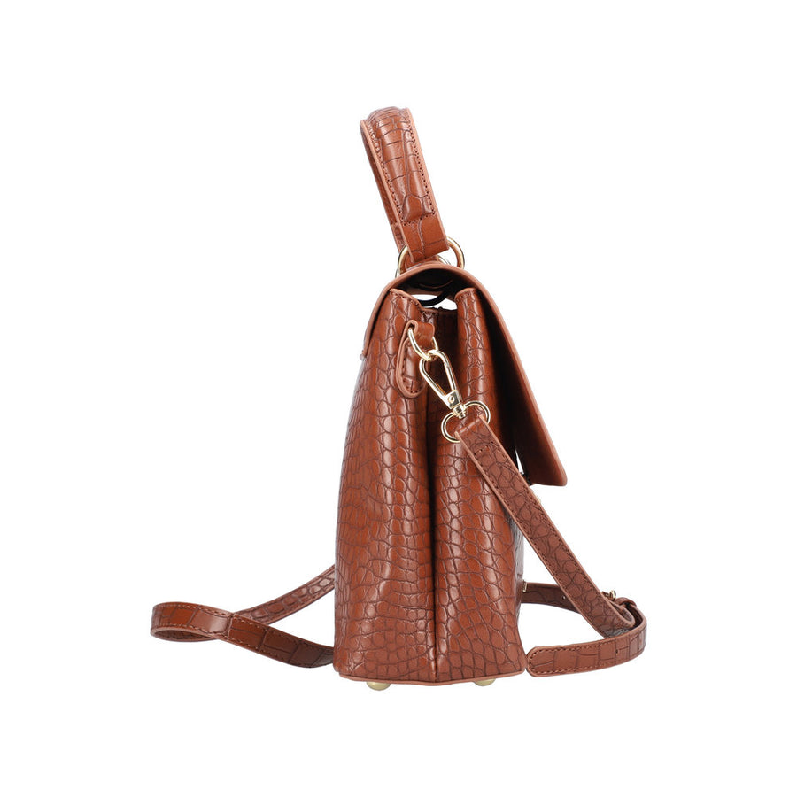 Rieker H1651 Crossbody Bag-Tan