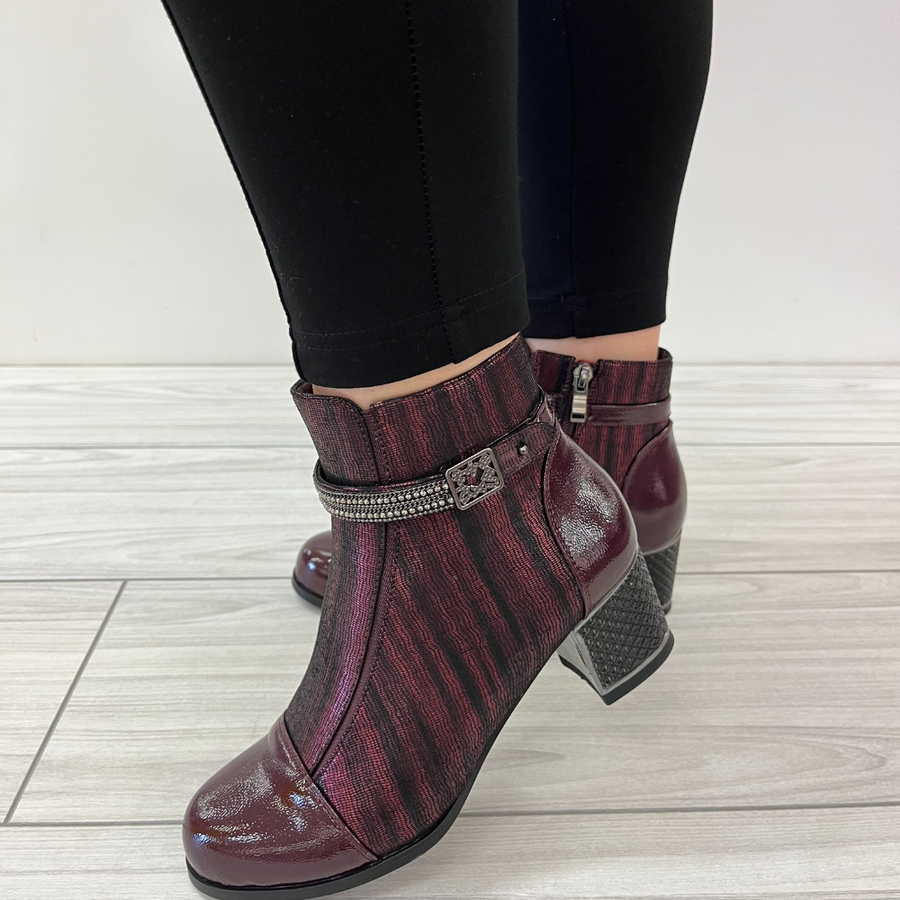 Redz H701 Ankle Boot-WINE
