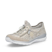Rieker L3252-92 Ladies Shoes-Beige Multi