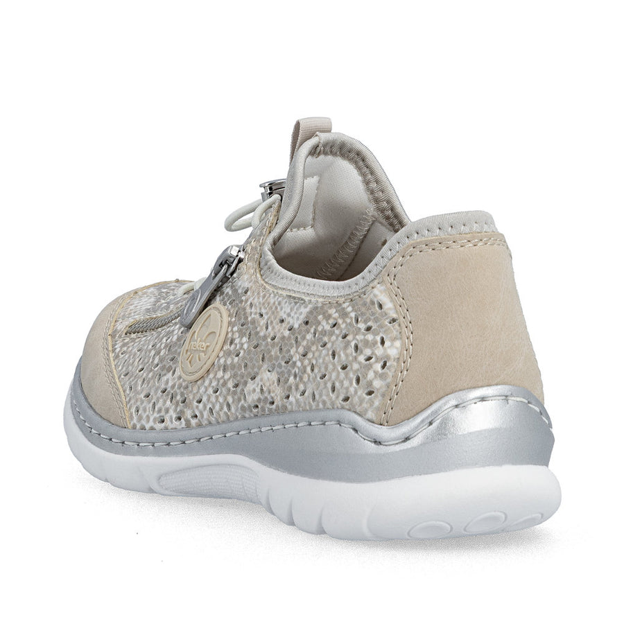 Rieker L3252-92 Ladies Shoes-Beige Multi