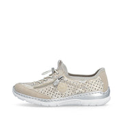 Rieker L3252-92 Ladies Shoes-Beige Multi