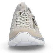 Rieker L3252-92 Ladies Shoes-Beige Multi
