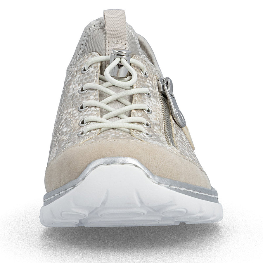 Rieker L3252-92 Ladies Shoes-Beige Multi