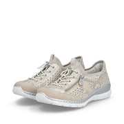 Rieker L3252-92 Ladies Shoes-Beige Multi