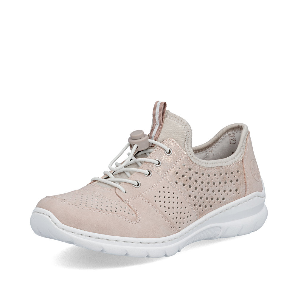 Rieker L3254-32 Ladies Shoes-Rose