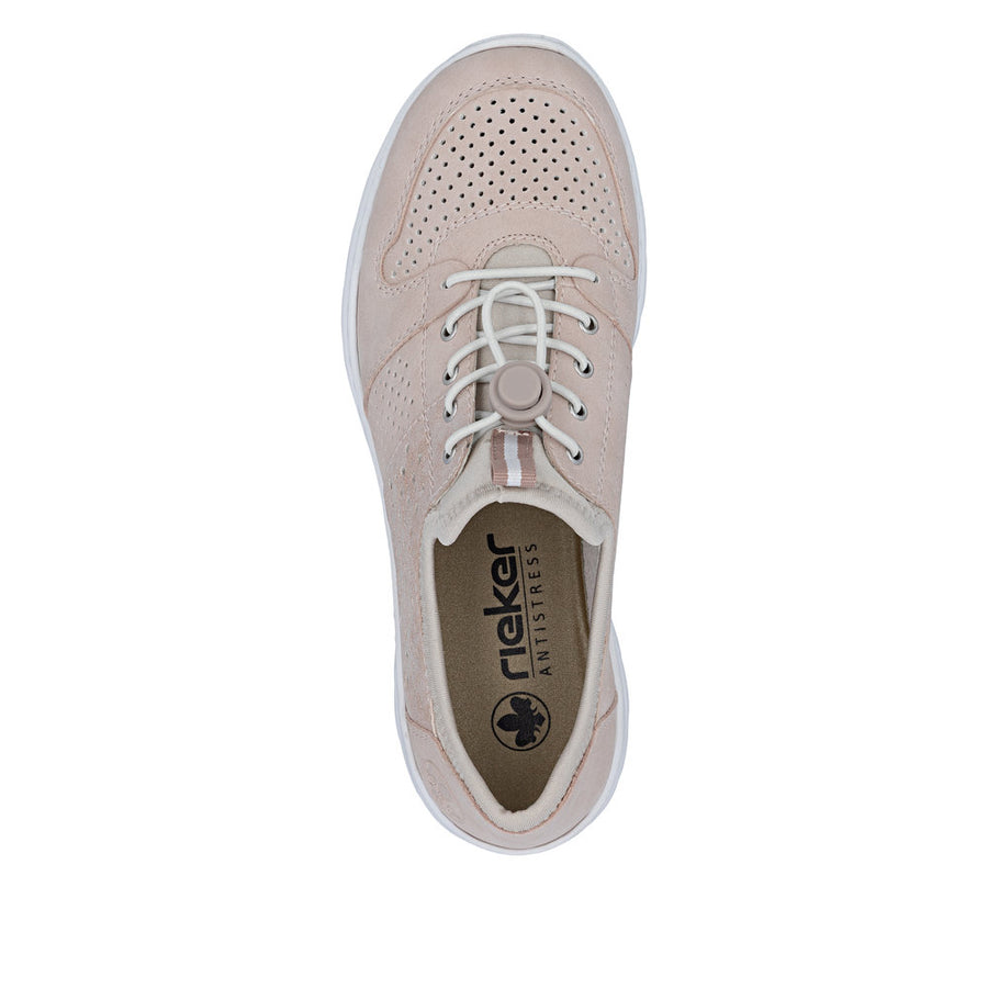 Rieker L3254-32 Ladies Shoes-Rose