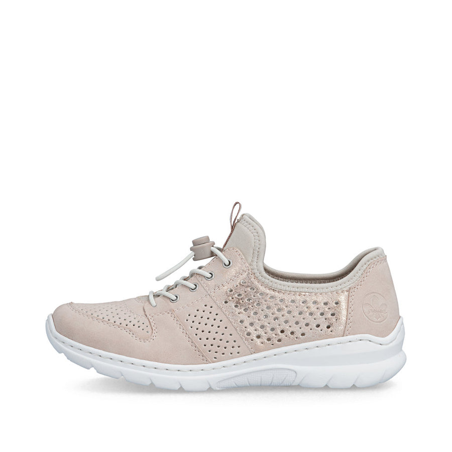 Rieker L3254-32 Ladies Shoes-Rose