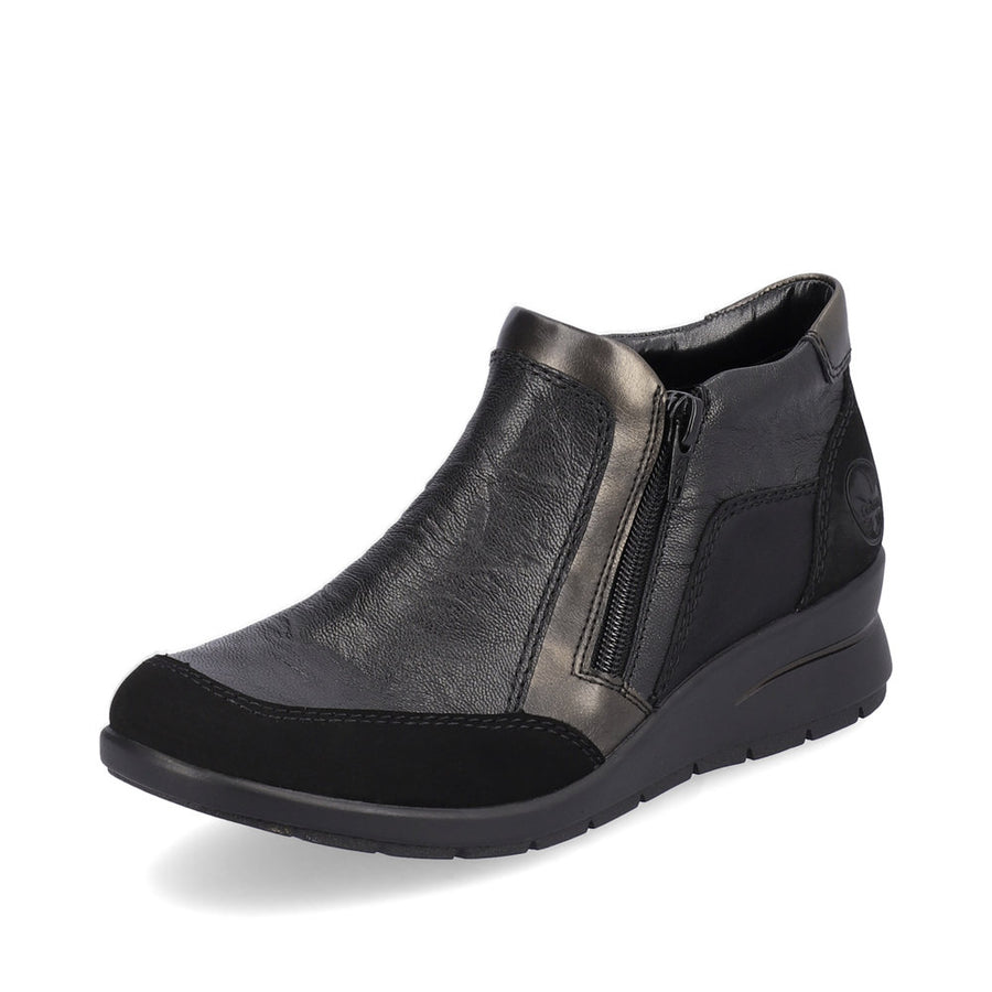 Rieker L4851 Ankle Boots-Black