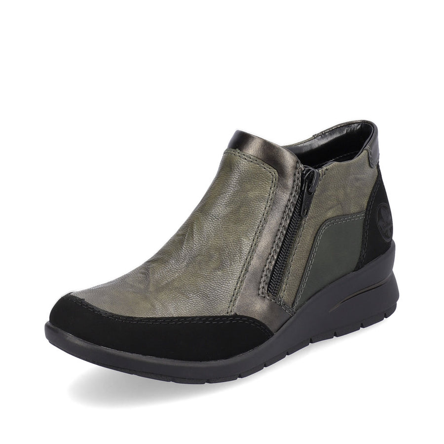 Rieker L4851 Ankle Boots-Green