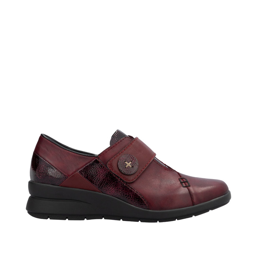 Rieker L4856 Ladies Shoe-Wine