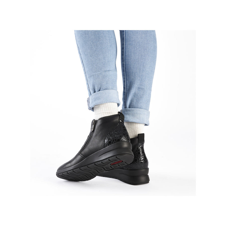 Rieker L4861 Ankle Boot-Black