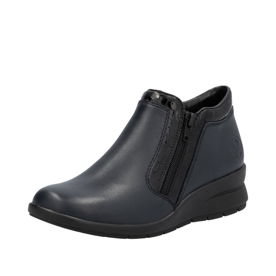 Rieker L4883 Ankle Boot-Navy