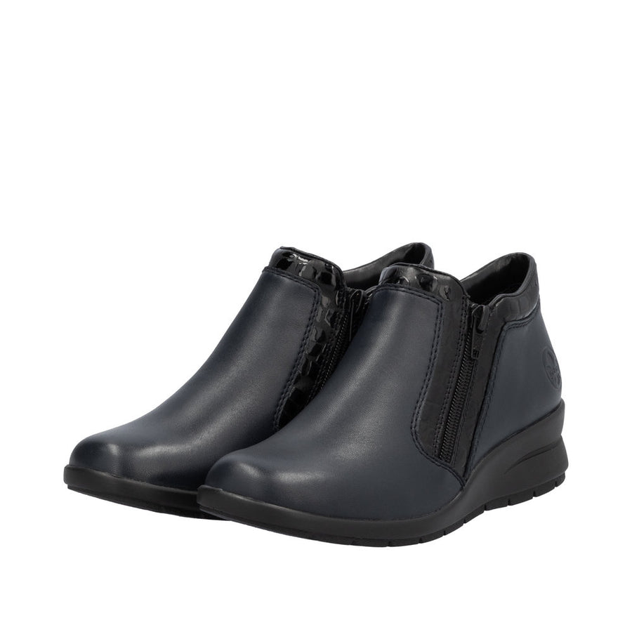 Rieker L4883 Ankle Boot-Navy