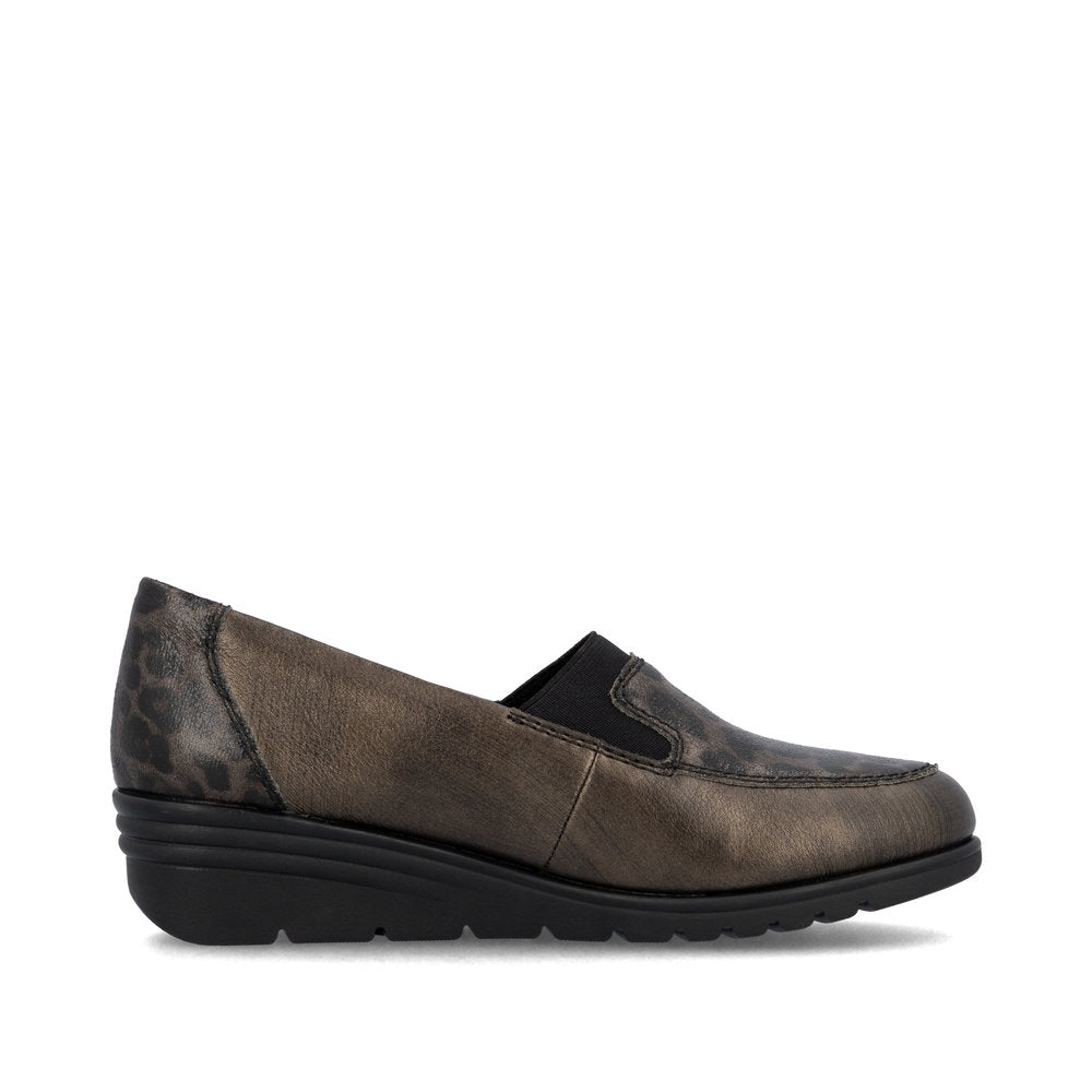 Rieker L5351-90 Ladies' Shoes-Bronze