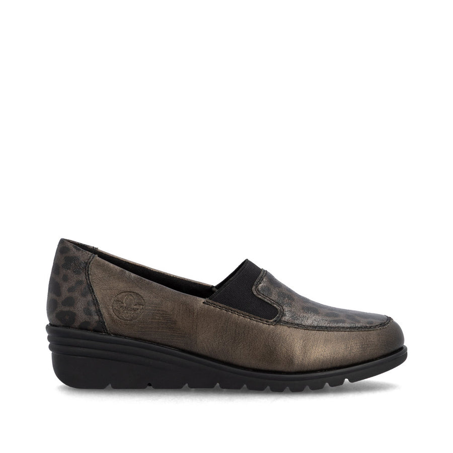 Rieker L5351-90 Ladies' Shoes-Bronze