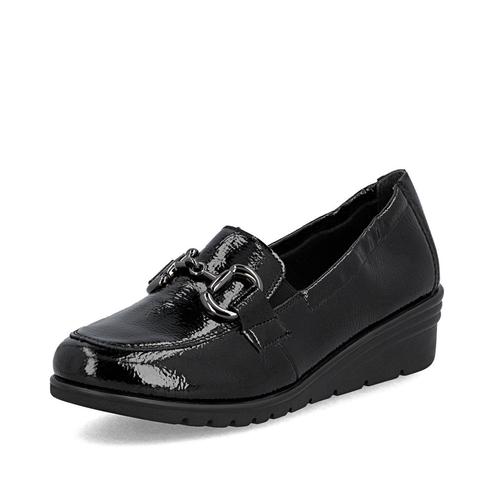 Rieker L5352-00 Ladies' Shoes-Black