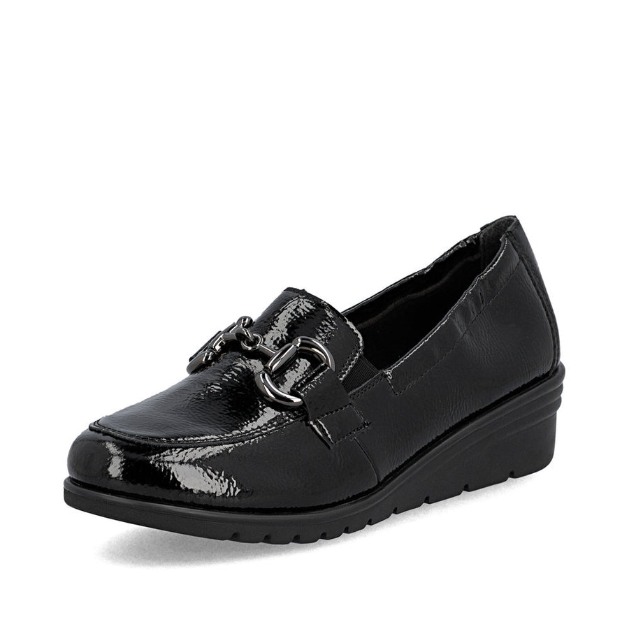 Rieker L5352-00 Ladies' Shoes-Black