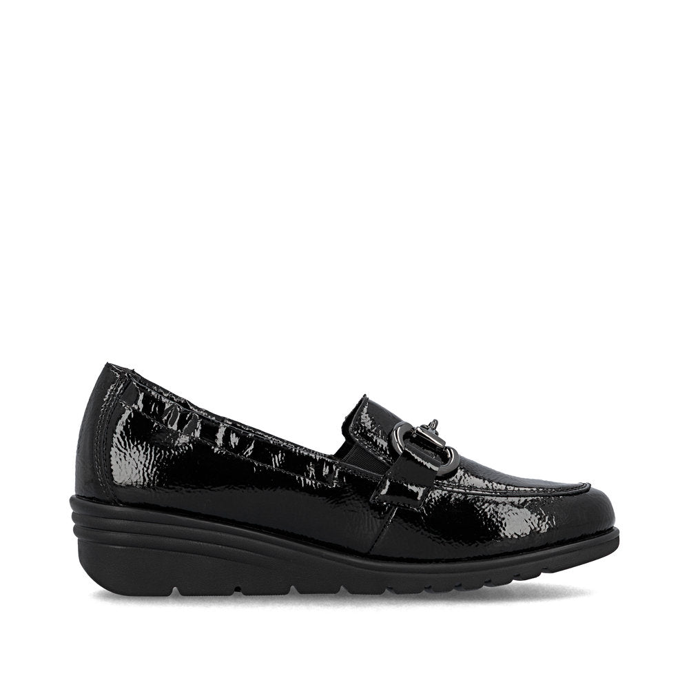 Rieker L5352-00 Ladies' Shoes-Black