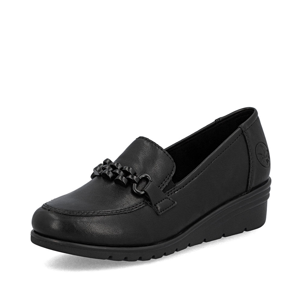 Rieker L5361-00 Shoes-BLACK