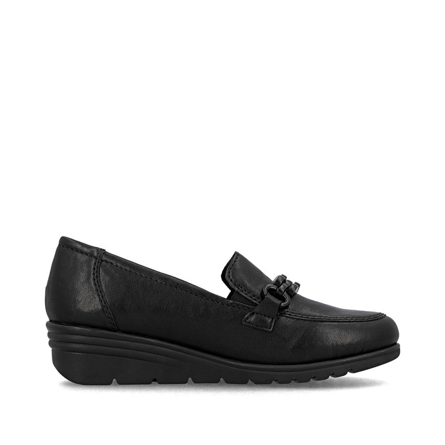 Rieker L5361-00 Shoes-BLACK