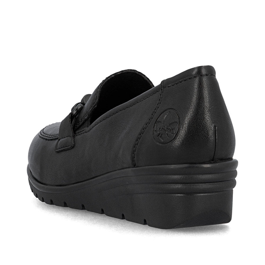 Rieker L5361-00 Shoes-BLACK