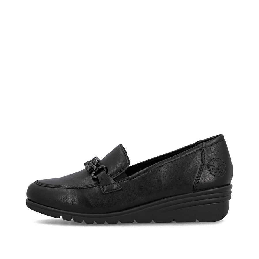 Rieker L5361-00 Shoes-BLACK