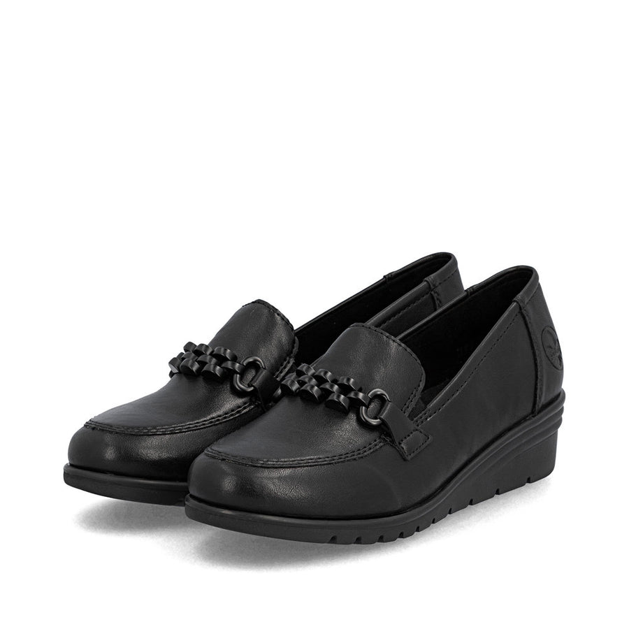 Rieker L5361-00 Shoes-BLACK