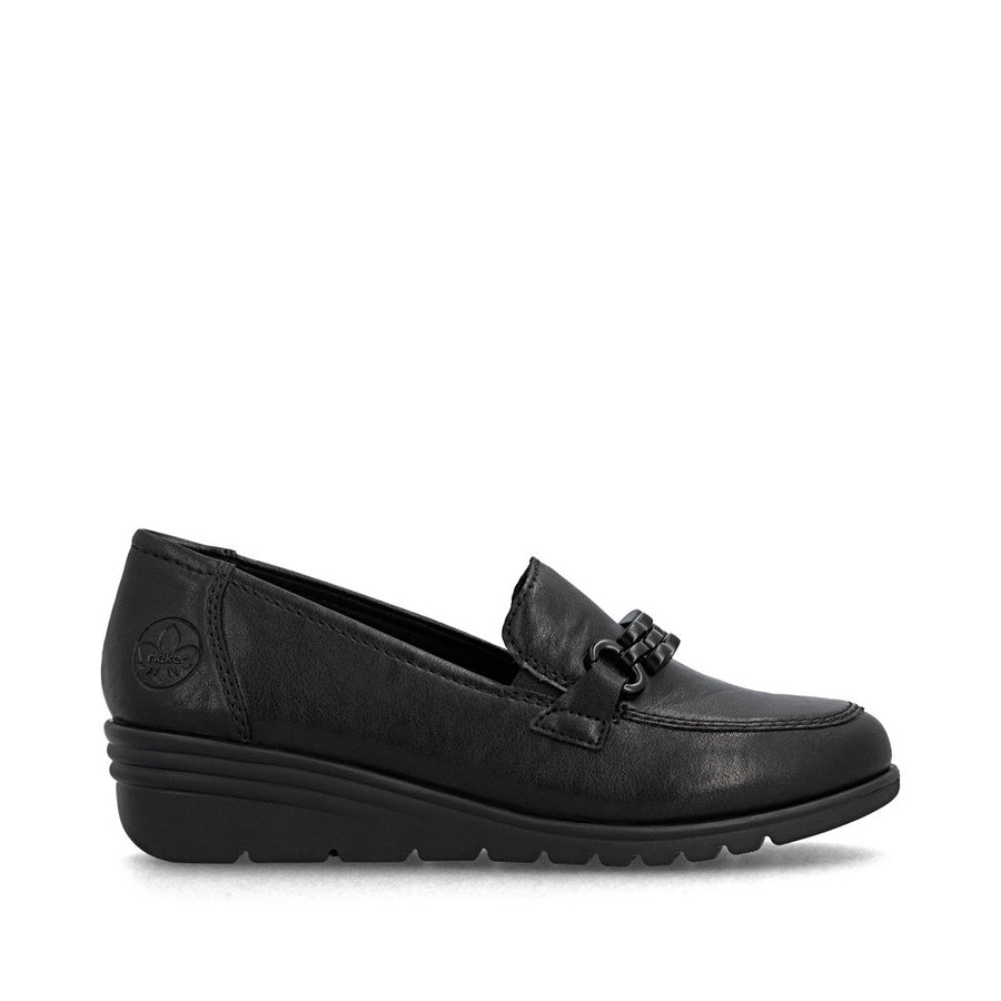 Rieker L5361-00 Shoes-BLACK