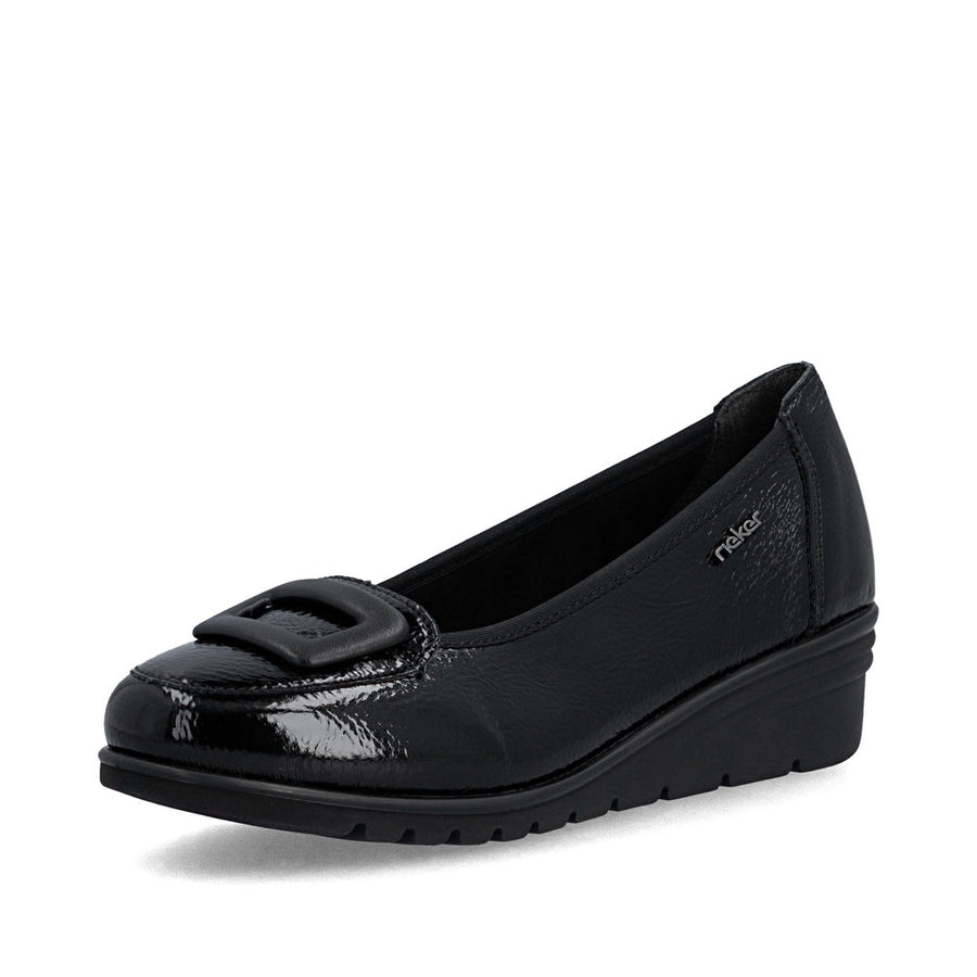 Rieker L5362-00 Ladies' Shoe-Black