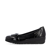 Rieker L5362-00 Ladies' Shoe-Black