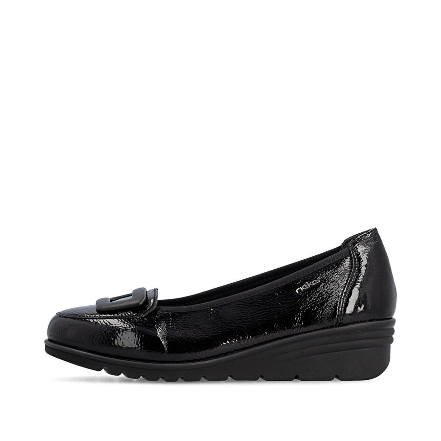 Rieker L5362-00 Ladies' Shoe-Black