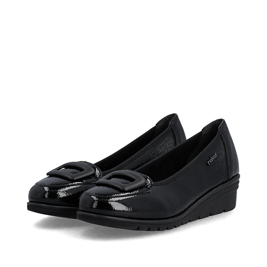 Rieker L5362-00 Ladies' Shoe-Black