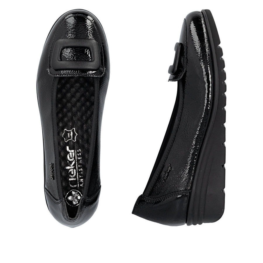Rieker L5362-00 Ladies' Shoe-Black
