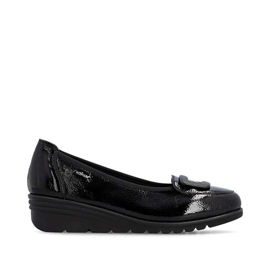 Rieker L5362-00 Ladies' Shoe-Black