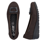 Rieker L5362-25 Ladies' Shoe-Dark Brown