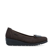 Rieker L5362-25 Ladies' Shoe-Dark Brown