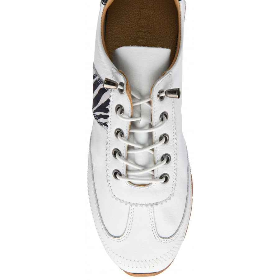 Lotus Lola Ladies Shoe-White Print